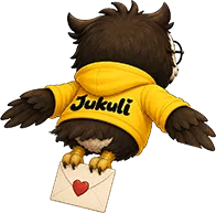 Jukuli happily sending the challenge